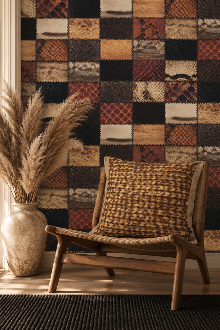 Water Hyacinth Oblong Cushion With Hessian Trim