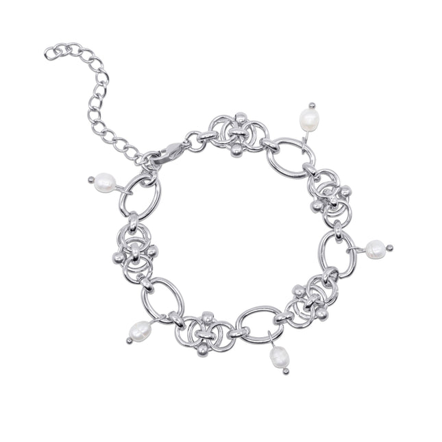 Moonlit Whispers Pearl Bracelet