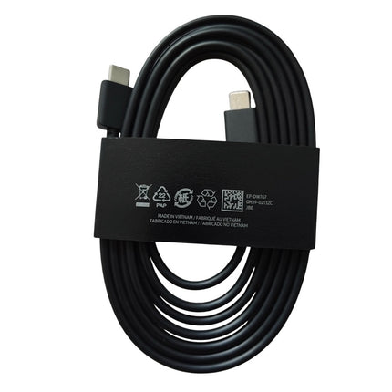 Samsung USB-C to USB-C 3A Black Cable (EP-DW767JBE) - 1.8m