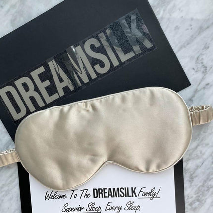 Champagne Silk Sleep Mask