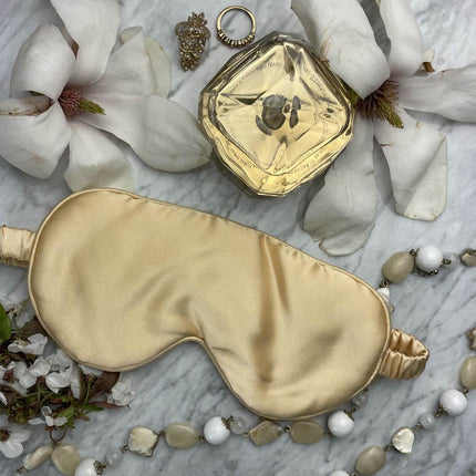 Gold Silk Sleep Mask