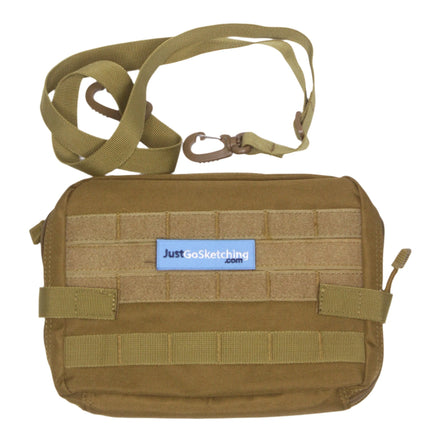 Military-Grade Nylon Sketching Case (Large) – Water-Resistant Art & Pen Organizer