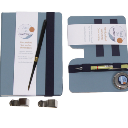 *A5 JustGoSketching Kit (No Paints) – 40 Pages + Sketching Companion Board (8×6 in)