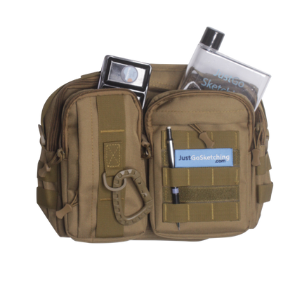 Medium Shoulder Kit Bag – Art Supply & Sketchbook Carry Bag (A5 Friendly)