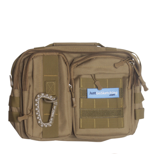 Medium Shoulder Kit Bag – Art Supply & Sketchbook Carry Bag (A5 Friendly)