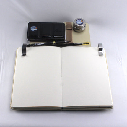 *A5 JustGoSketching Kit – 40 Pages + Companion Board + 12 Handcrafted Watercolours (Half Pans)