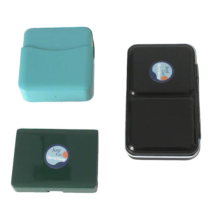 *12 Half-Pan Travel Palette Box (Magnetic Compatible) – JustGoSketching Companion Add-On