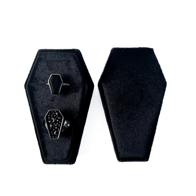 Plain Coffin Engagement Ring Box