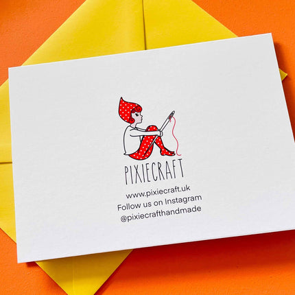 Daschund Illustrated Birthday Card