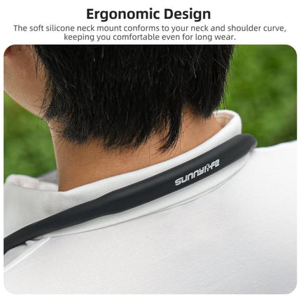 Sunnylife Magnetic POV Neck Mount Hand Free Video Vlog Neck Adjustable Selfie Holder with Body Strap For Insta360 X4 Air / X5 / Ace Pro 2 / 1 / Ace, For Insta360 X4 Air / X5 / Ace Pro 2 / 1 / Ace