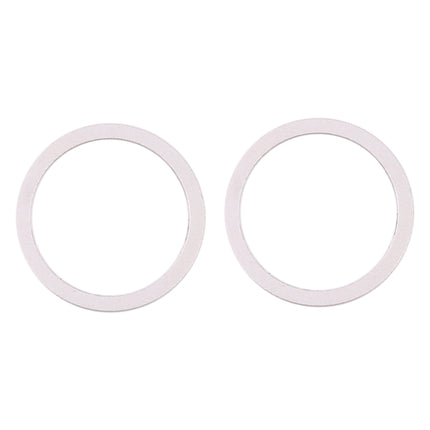 2 PCS Rear Camera Glass Lens Metal Protector Hoop Ring for iPhone 12, For iPhone 12