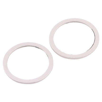 2 PCS Rear Camera Glass Lens Metal Protector Hoop Ring for iPhone 12, For iPhone 12