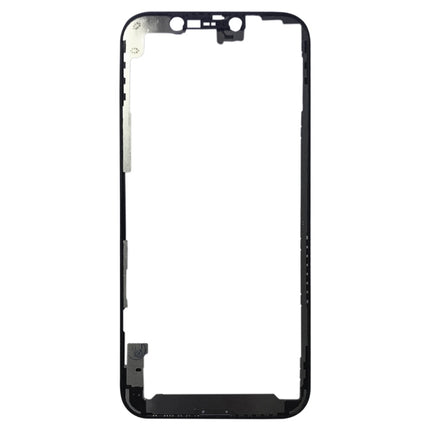 Front LCD Screen Bezel Frame for iPhone 12, For iPhone 12 (Black)