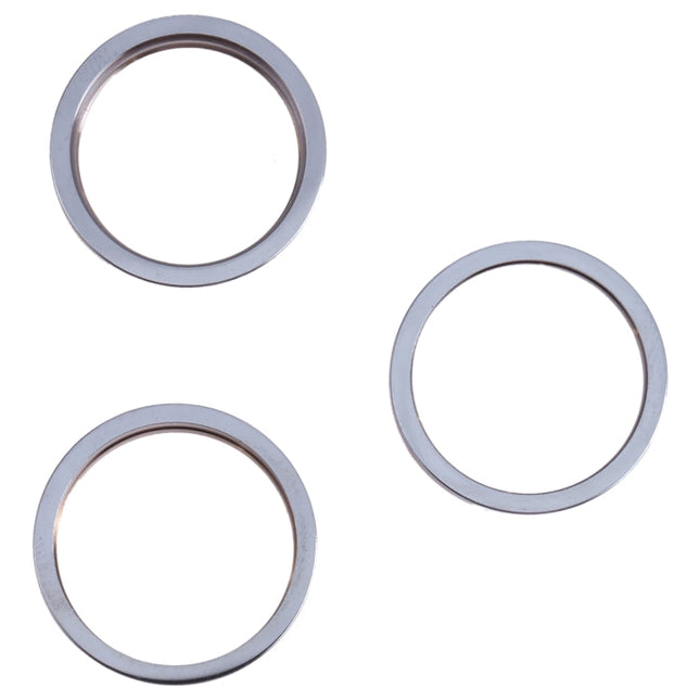 3 PCS Rear Camera Glass Lens Metal Outside Protector Hoop Ring for iPhone 13 Pro Max, For iPhone 13 Pro Max