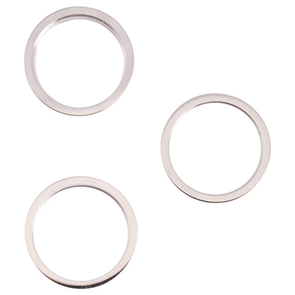 3 PCS Rear Camera Glass Lens Metal Outside Protector Hoop Ring for iPhone 13 Pro Max, For iPhone 13 Pro Max