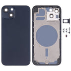 For iPhone 13(with SIM Card Tray & Side Keys) / Black