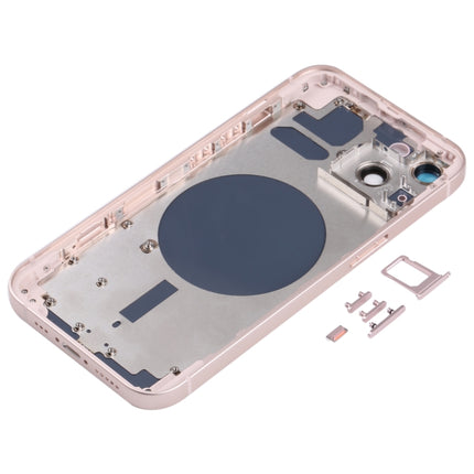 Back Housing Cover with SIM Card Tray & Side  Keys & Camera Lens for iPhone 13, For iPhone 13(with SIM Card Tray & Side Keys), For iPhone 13(with Card Tray & Side Keys), For iPhone 13