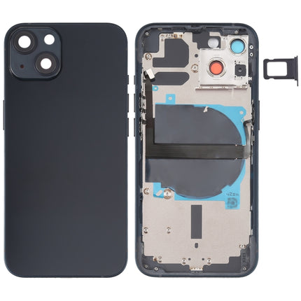 For iPhone 13 Battery Back Cover with Side Keys & Card Tray & Power + Volume Flex Cable & Wireless Charging Module, For iPhone 13 (Assembly)