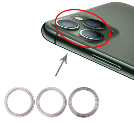 3 PCS Rear Camera Glass Lens Metal Protector Hoop Ring for iPhone 11 Pro & 11 Pro Max, For iPhone 11 Pro & 11 Pro Max