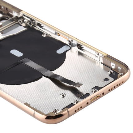 Battery Back Cover (with Side Keys & Card Tray & Power + Volume Flex Cable & Wireless Charging Module) for iPhone 11 Pro Max, For ip11 Pro Max, For iPhone 11 Pro Max