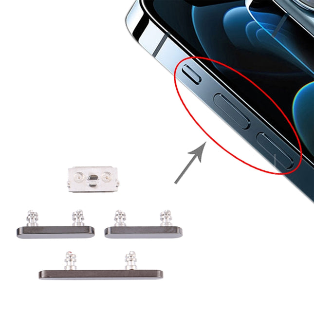 Power Button and Volume Control Button for iPhone 12 Pro Max, For iPhone 12 Pro Max