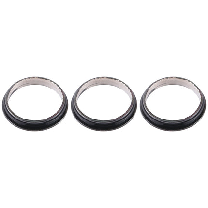 3 PCS Rear Camera Glass Lens Metal Protector Hoop Ring for iPhone 12 Pro Max, For iPhone 12 Pro Max