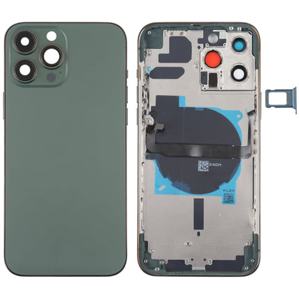 For iPhone 13 Pro Max Battery Back Cover with Side Keys & Card Tray & Power + Volume Flex Cable & Wireless Charging Module, For iPhone 13 Pro Max(Assembly)