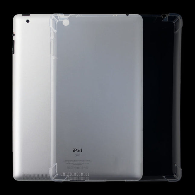 For iPad 4 / 3 / 2 3mm Four Corners Shockproof Transparent Protective Case, For iPad 4 / 3 / 2