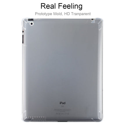 For iPad 4 / 3 / 2 3mm Four Corners Shockproof Transparent Protective Case, For iPad 4 / 3 / 2