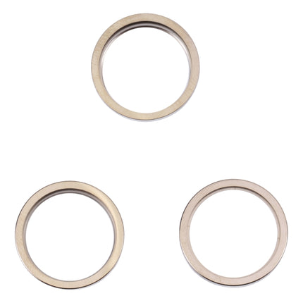 For iPhone 14 Pro Max 3PCS Rear Camera Glass Lens Metal Outside Protector Hoop Ring, For iPhone 14 Pro Max