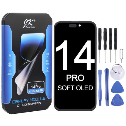 JK Soft OLED LCD Screen For iPhone 14 Pro, For iPhone 14 Pro