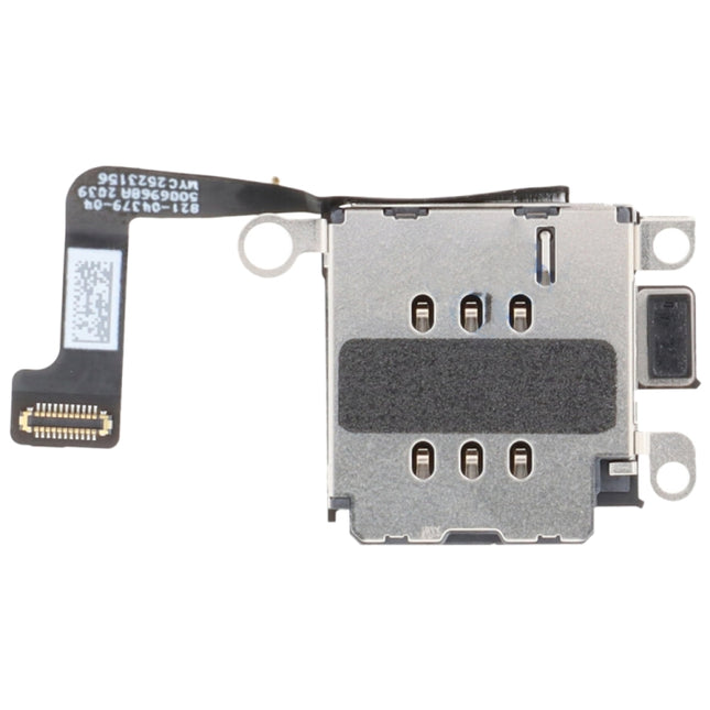 For iPhone 15 Plus Single SIM Card Holder Socket with Flex Cable, For iPhone 15 Plus (Single SIM)