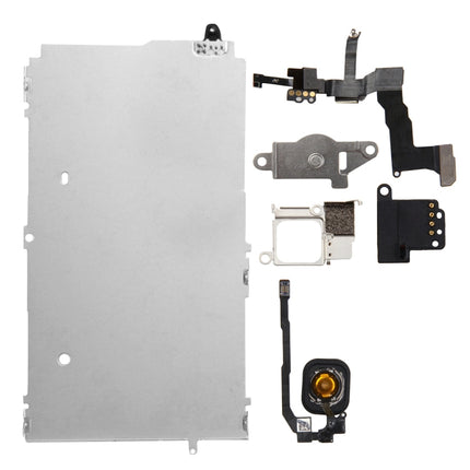 6 in 1 for iPhone 5s LCD Repair Accessories Part Set, For iPhone 5s (Black), For iPhone 5s (White)