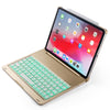 F105A Colorful Backlight Aluminum Backplane Wireless Bluetooth Keyboard Tablet Case for iPad Pro 11 inch （2018）