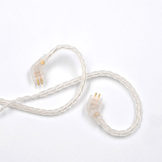 KZ B 8 Pin Oxygen-free Copper Silver Plated Upgrade Cable for KZ ZST / ES4 / ZS10 / AS10 / BA10 Earphones