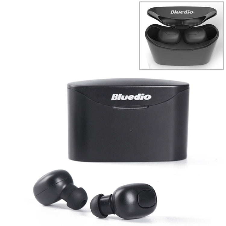 Bluedio TWS T-elf Bluetooth Version 5.0 In-Ear Bluetooth Headset with Headphone Charging Cabin, TWS T-elf