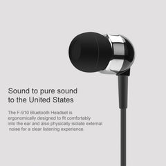 Fineblue F910 CSR4.1 Retractable Cable Caller Vibration Reminder Anti-theft Bluetooth Headset