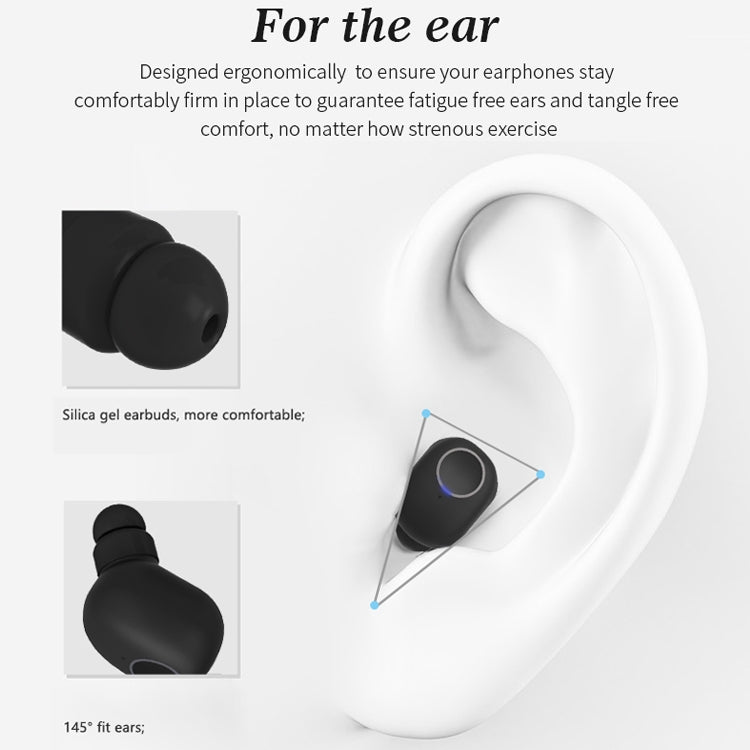 Q1 TWS Bluetooth 5.0 Binaural Stereo Wireless Sports Bluetooth Earphone