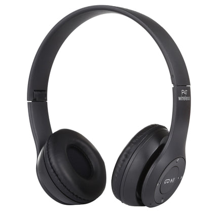 P47 Foldable Wireless Bluetooth Headphone with 3.5mm Audio Jack, Support MP3 / Call, P47 Green, P47 Black, P47 Blue, P47 Red, P47 White