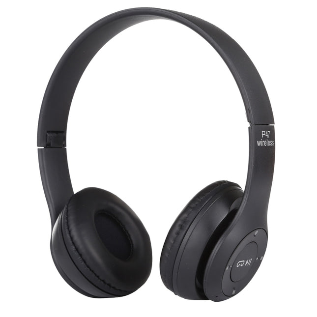 P47 Foldable Wireless Bluetooth Headphone with 3.5mm Audio Jack, Support MP3 / Call, P47 Green, P47 Black, P47 Blue, P47 Red, P47 White