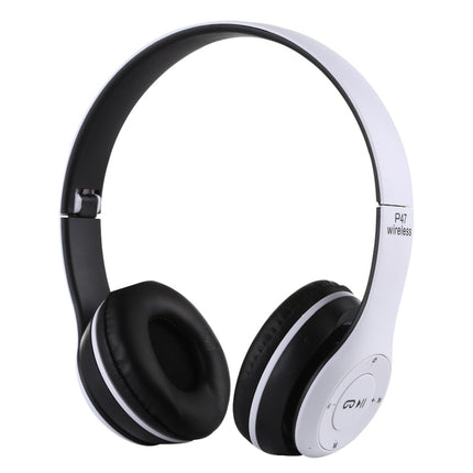 P47 Foldable Wireless Bluetooth Headphone with 3.5mm Audio Jack, Support MP3 / Call, P47 Green, P47 Black, P47 Blue, P47 Red, P47 White