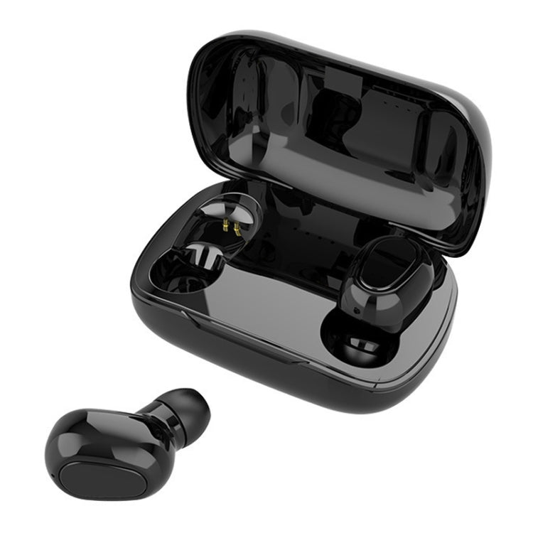 L-21 9D Sound Effects Bluetooth 5.0 Touch Wireless Bluetooth Earphone with Charging Box, Support HD Call, L-21