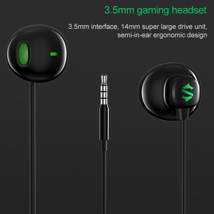 Original Xiaomi Black Shark 3.5mm Wire-controlled Semi-in-ear Gaming Earphone, Support Calls, Cable Length: 1.2m