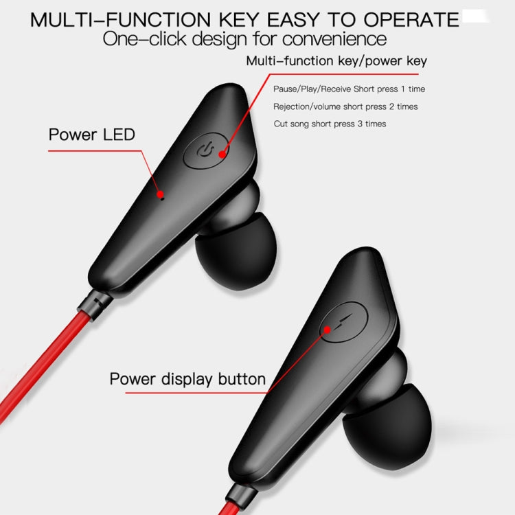 Q60 Magnetic Suction Universal Bluetooth Earphones Sport In Ear Stereo 5.0 Earphones