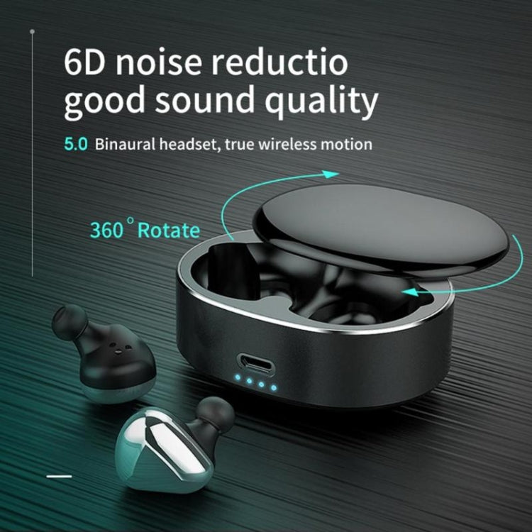 T50 6D Noise Cancelling Bluetooth V5.0 Wireless Bluetooth Headphone, Support Binaural Calls