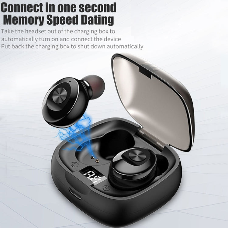 XG-8 TWS Digital Display Touch Bluetooth Earphone with Magnetic Charging Box