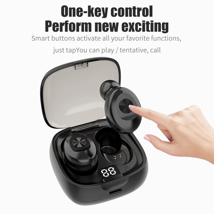 XG-8 TWS Digital Display Touch Bluetooth Earphone with Magnetic Charging Box