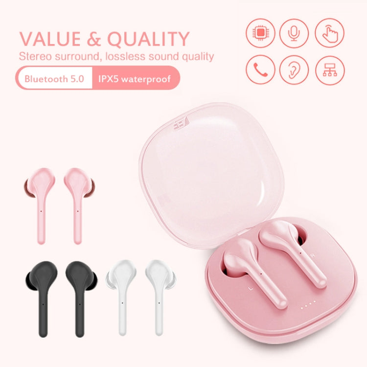 K88 Bluetooth 5.0 TWS Touch Binaural Wireless Stereo Sports Bluetooth Earphone with Charging Box