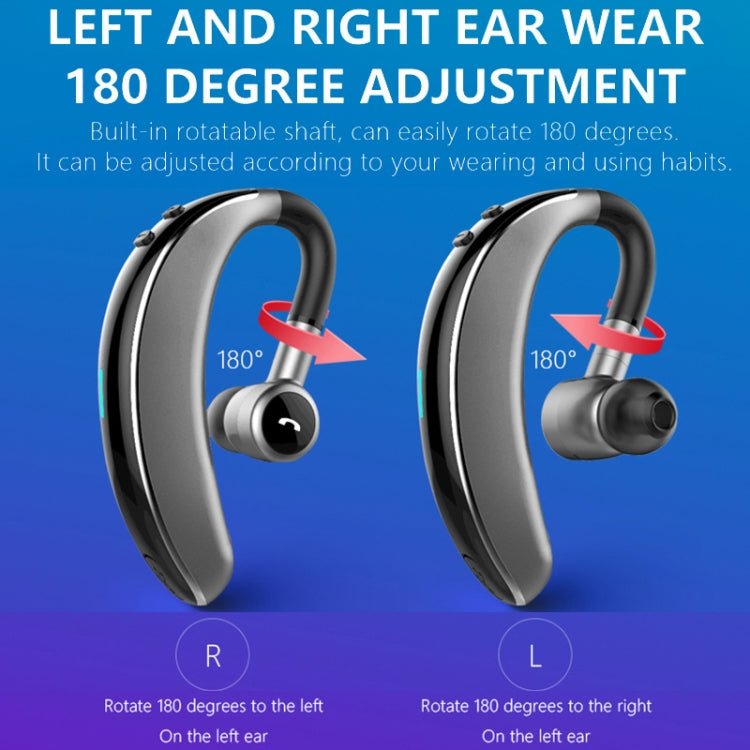 V7 Bluetooth 5.0 Business Style Wireless Stereo Sports Bluetooth Earphone, Support Inform Caller Name