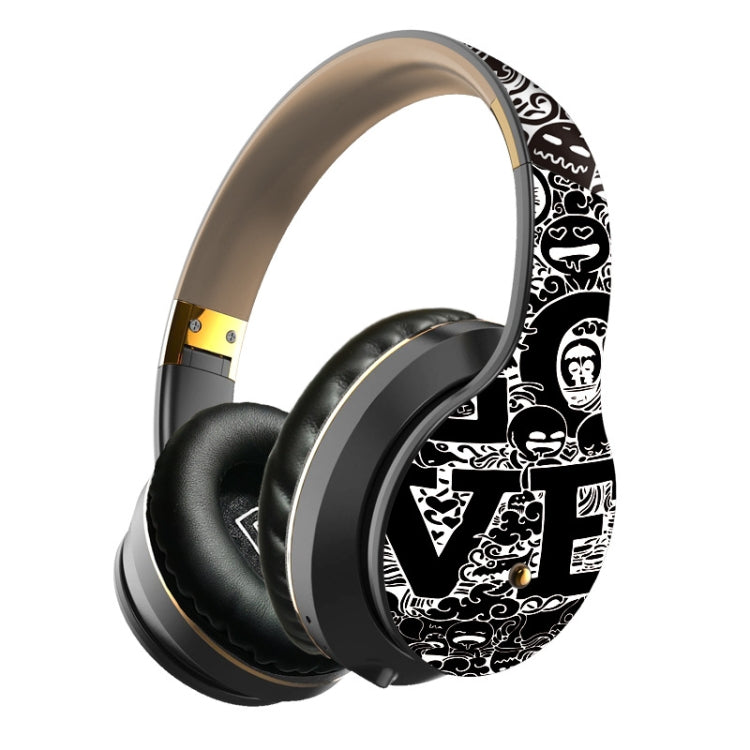 B1 Graffiti Pattern Wireless Bluetooth V5.0 Headset